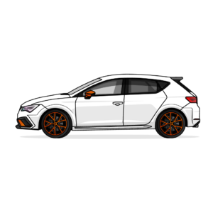 Illustration d'une Seat Leon Cupra R
