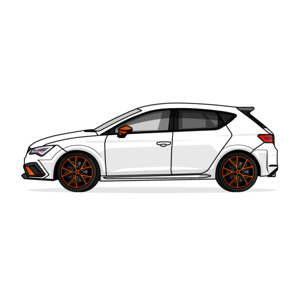 Illustration d'une Seat Leon Cupra R