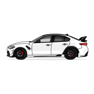 Illustration d'une Alfa Romeo Giulia GTA M